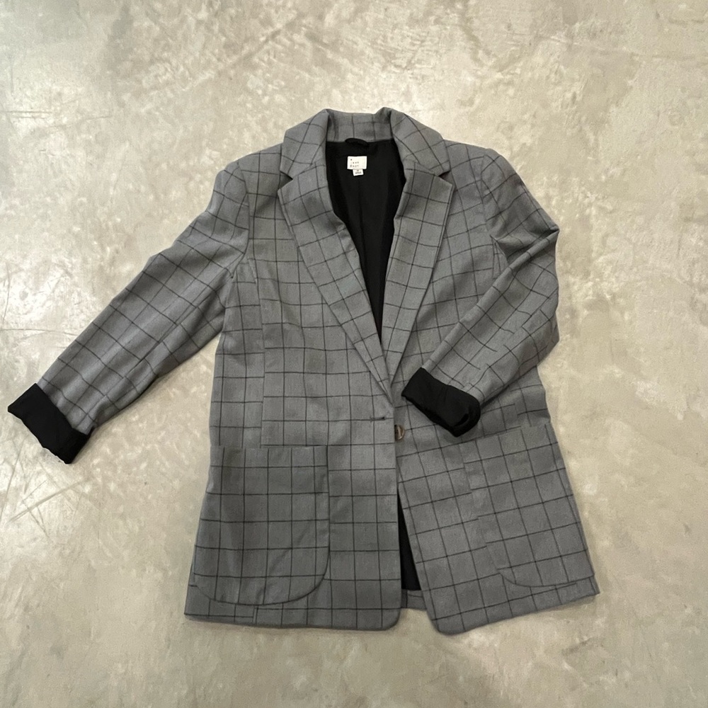 Plaid blazer
